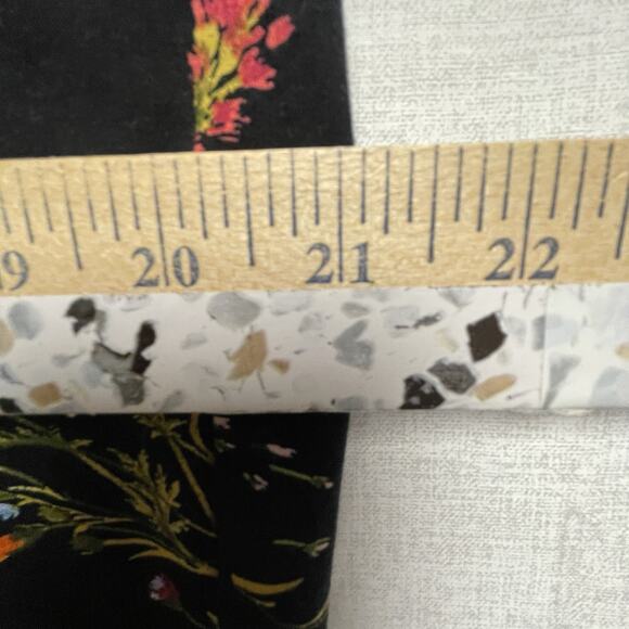 Worthington Women's Black Floral Print Ankle Pants Size 16P - Picture 12 of 16